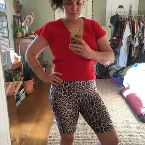 Vintage red Angora sweater